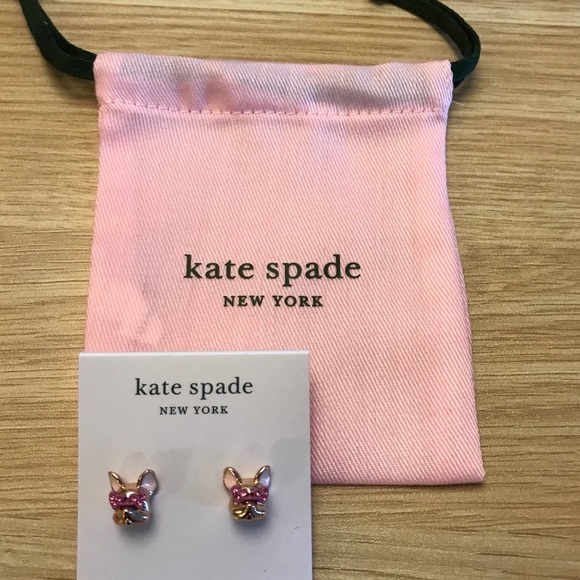 Kate Spade Antoinette Stud Earrings in Pink - Picture 5 of 10